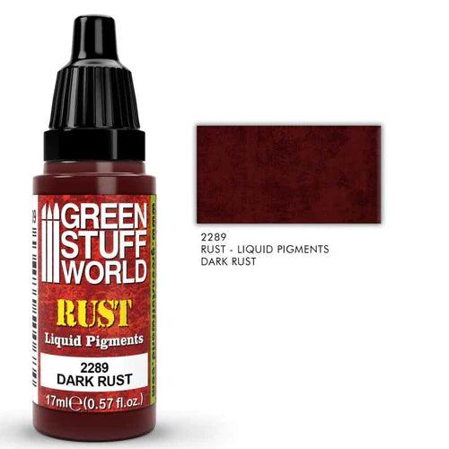 GREEN STUFF WORLD Liquid Pigments Dark Rust 17ml - Gap Games