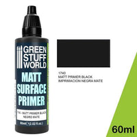 GREEN STUFF WORLD Matt Surface Primer 60ml - Black - Gap Games