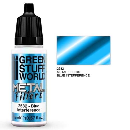 GREEN STUFF WORLD Metal Filters - Blue Interference 17ml - Gap Games