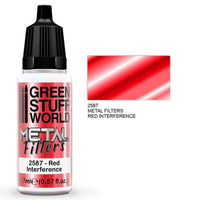 GREEN STUFF WORLD Metal Filters - Red Interference 17ml - Gap Games