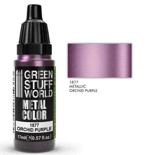 GREEN STUFF WORLD Metallic Paint Orchid Purple 17ml - Gap Games