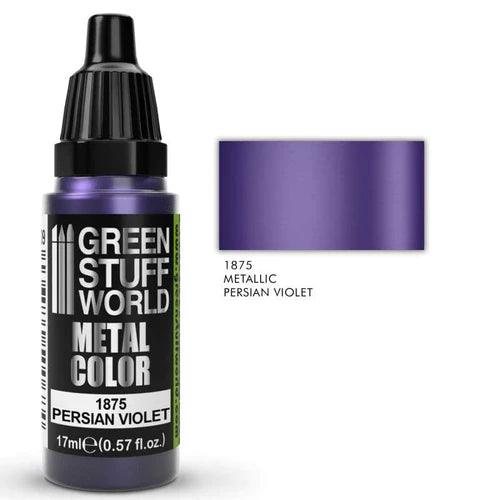 GREEN STUFF WORLD Metallic Paint Persian Violet 17ml - Gap Games