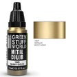 GREEN STUFF WORLD Metallic Paint Shiny Gold 17ml - Gap Games