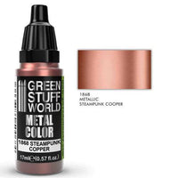 GREEN STUFF WORLD Metallic Paint Steampunk Copper 17ml - Gap Games