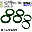 GREEN STUFF WORLD Silicone Guide Rings for Rolling Pin - Gap Games