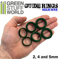 GREEN STUFF WORLD Silicone Guide Rings for Rolling Pin - Gap Games