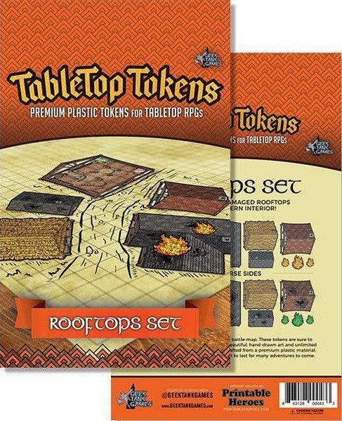 GTG Minis Tabletop Tokens - Rooftops Set - Gap Games