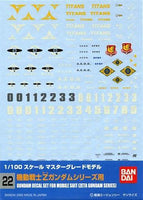 GUNDAM DECAL 22 MG MULTIUSE ZETA - Gap Games