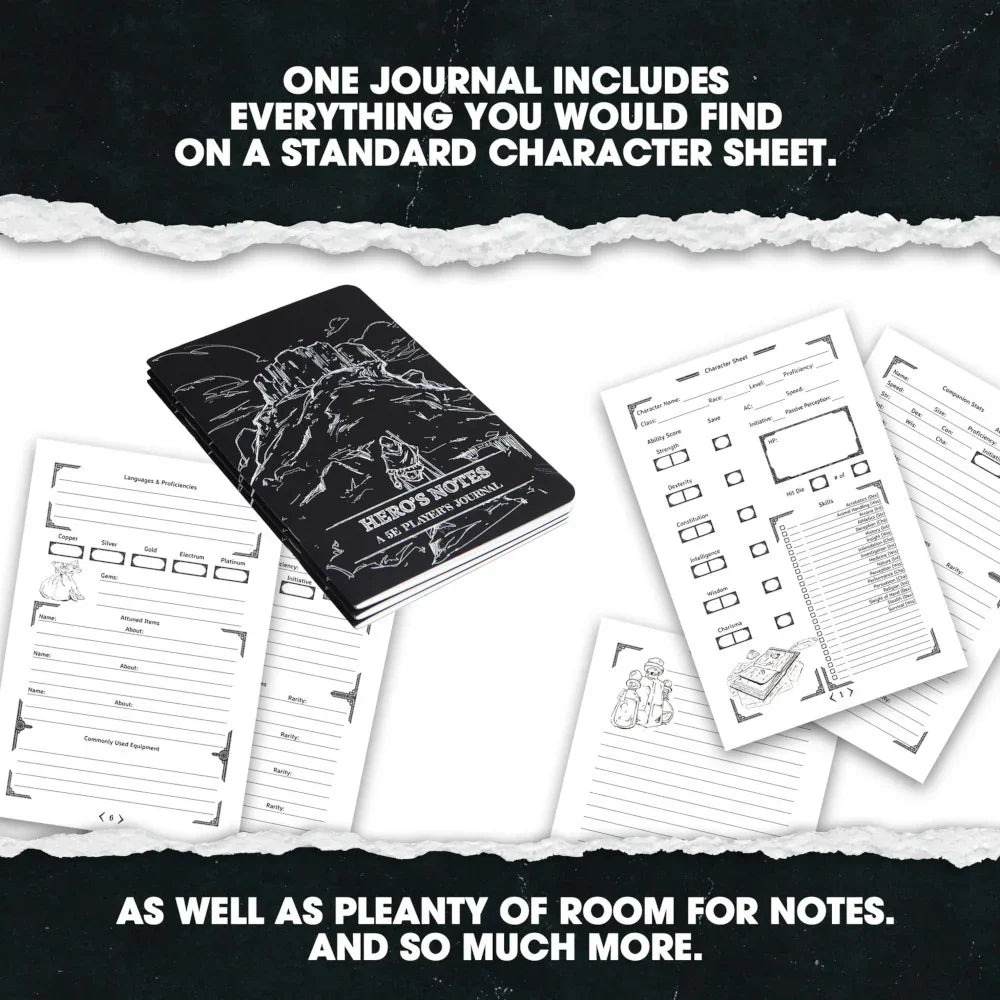 1985 Games Hero's Journals: Blue
