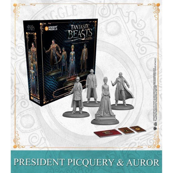 Harry Potter Miniature Adventure Game - President Picquery & Aurors - Gap Games