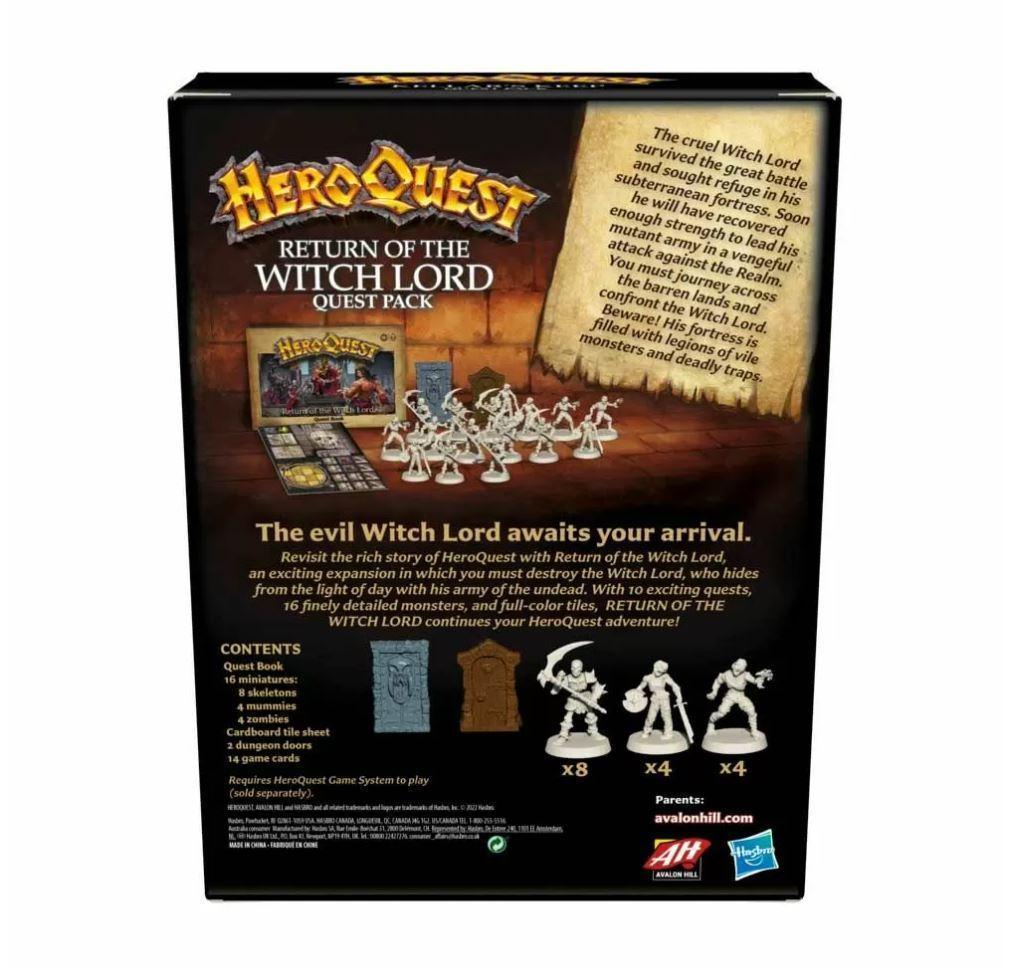 HeroQuest: Return of the Witch Lord Expansion - Gap Games