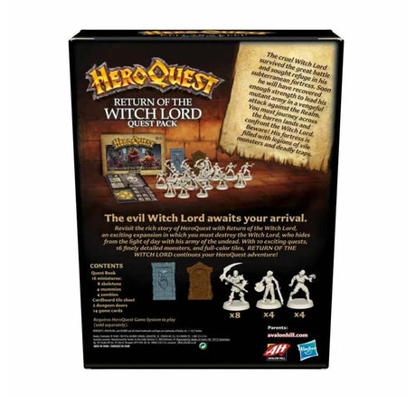 HeroQuest: Return of the Witch Lord Expansion - Gap Games
