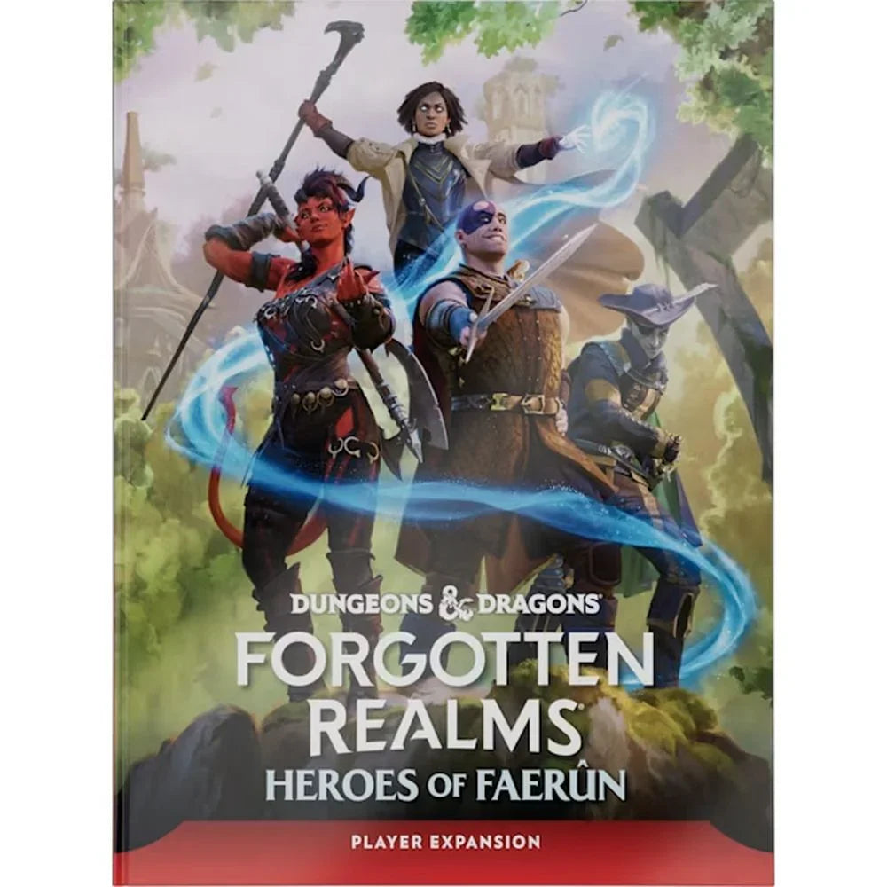 D&D Dungeons & Dragons Forgotten Realms Heroes of Faerun Player Expansion Hardcover