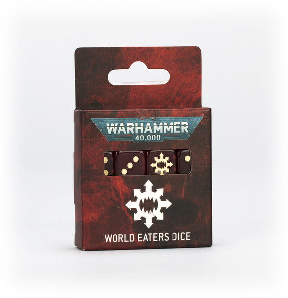 Warhammer 40000: World Eaters Dice Set - Pre-Order
