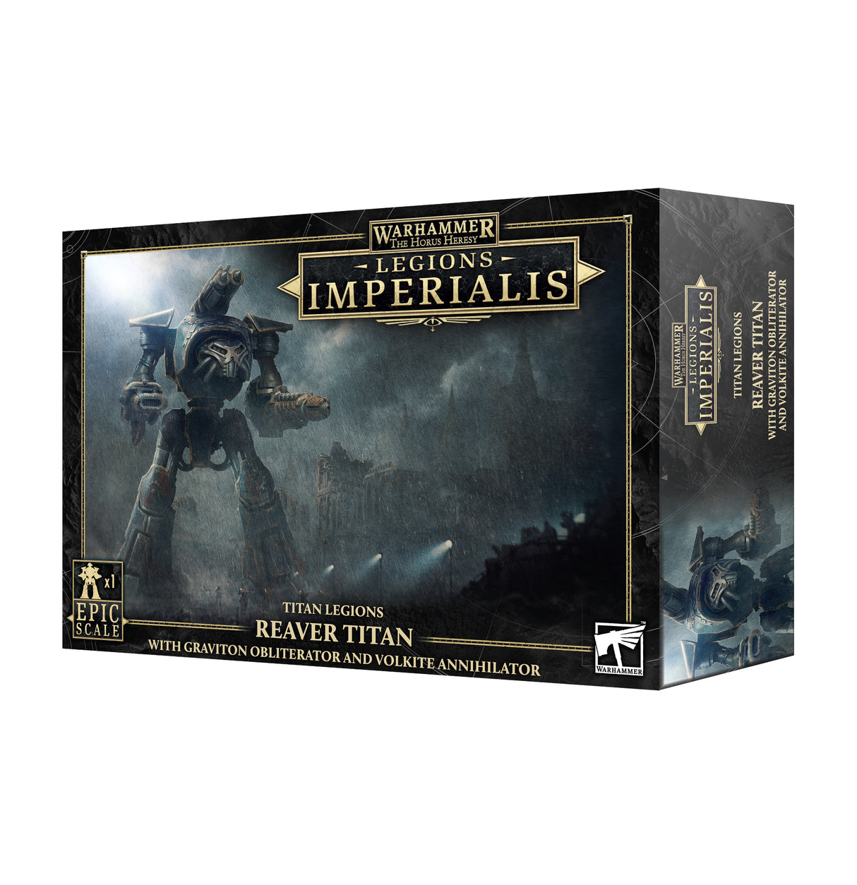 Legions Imperialis: Reaver Titan with Graviton Obliterator and Volkite Annihilator - Pre-Order