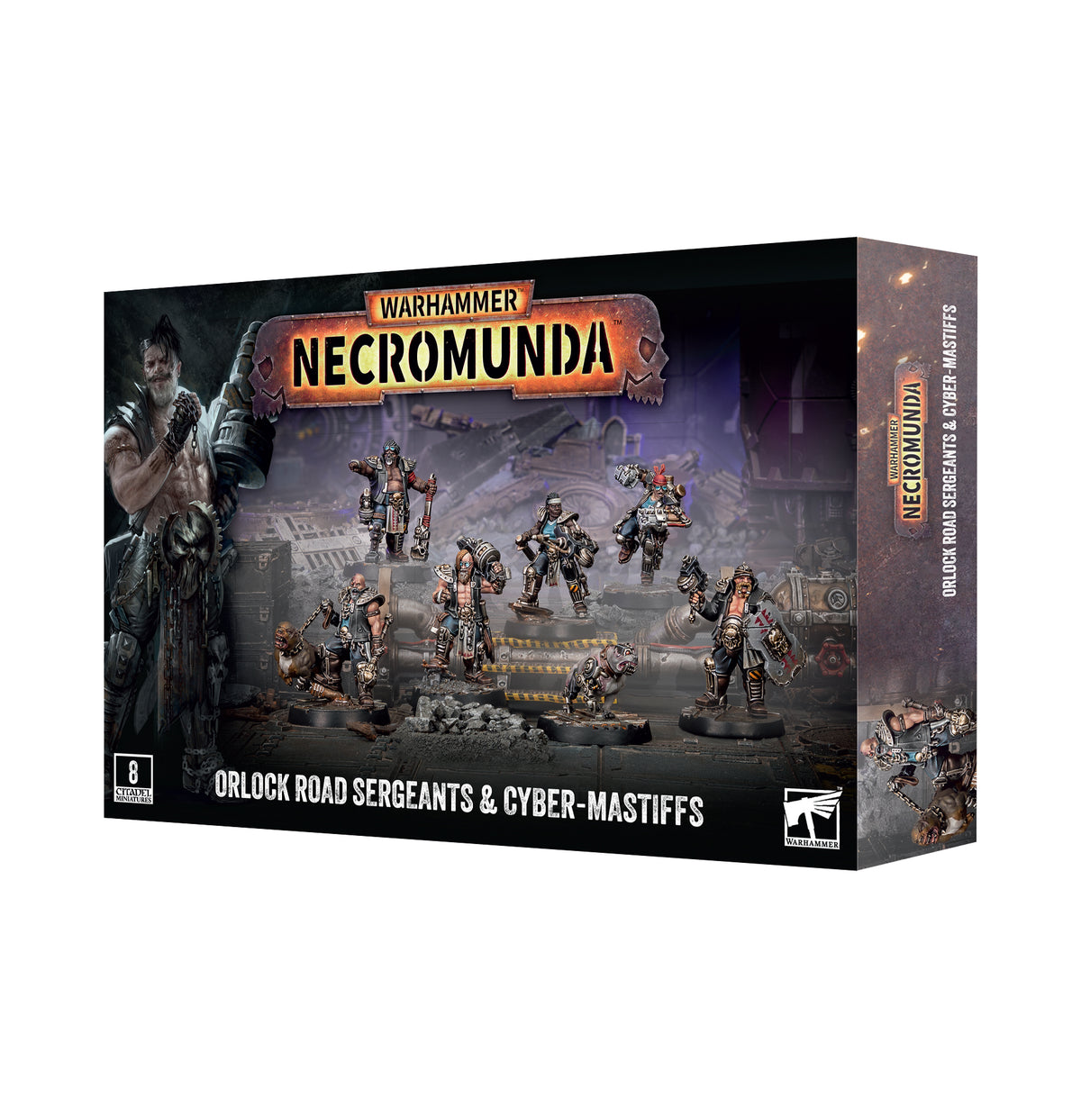 Necromunda: Orlock Road Sergeants and Cyber-mastiffs - Pre-Order