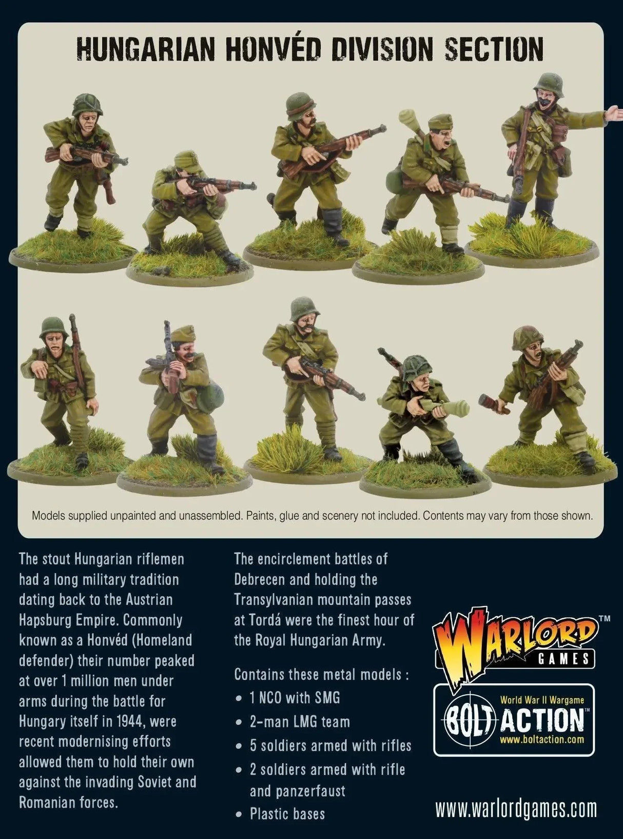 Hungarian Army Honved Division section - Gap Games