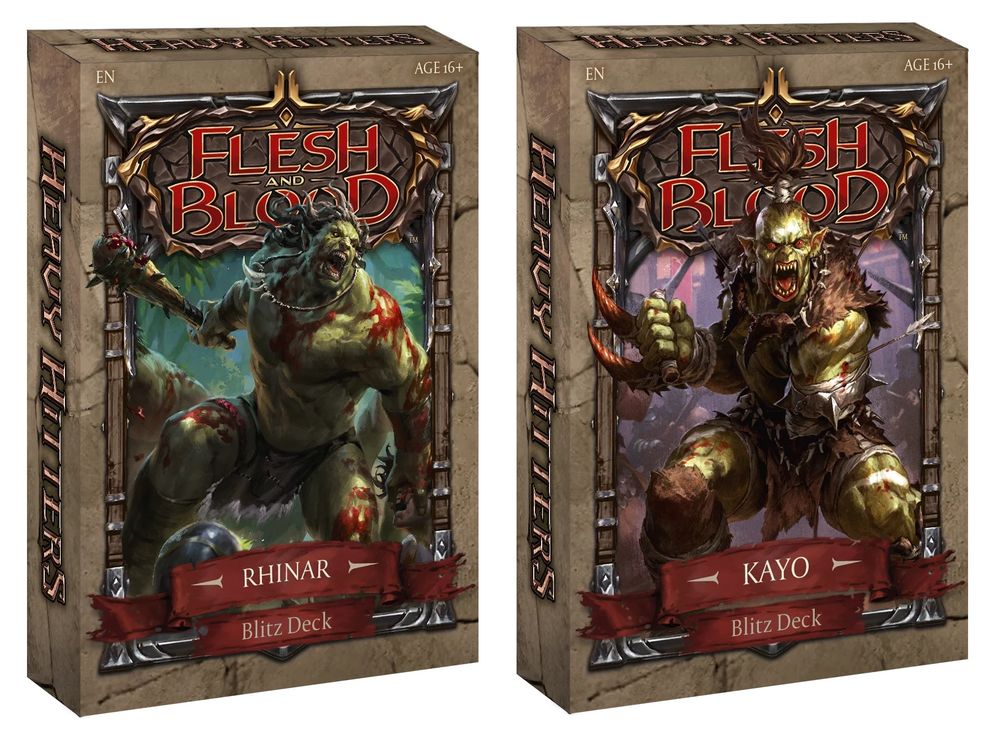 Flesh and Blood: Heavy Hitters – Blitz Deck Display