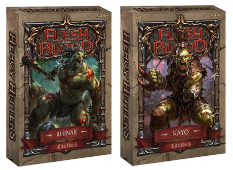 Flesh and Blood: Heavy Hitters – Blitz Deck Display