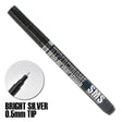HYPERCHROME MARKER (BRIGHT SILVER) 0.5mm - Gap Games