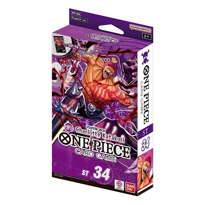 One Piece Card Game Starter Deck – Charlotte Katakuri (Purple) - ST-34