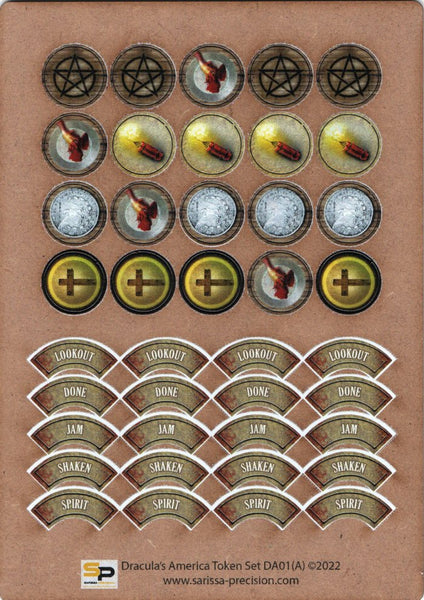 Dracula's America: Shadows of the West: Full Colour Tokens
