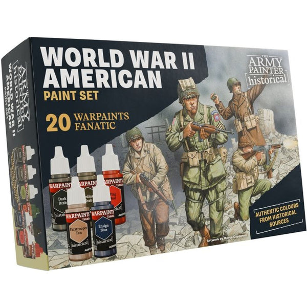Army Painter - Warpaints Historical - WWII American Paint Set- Pre-ORDER