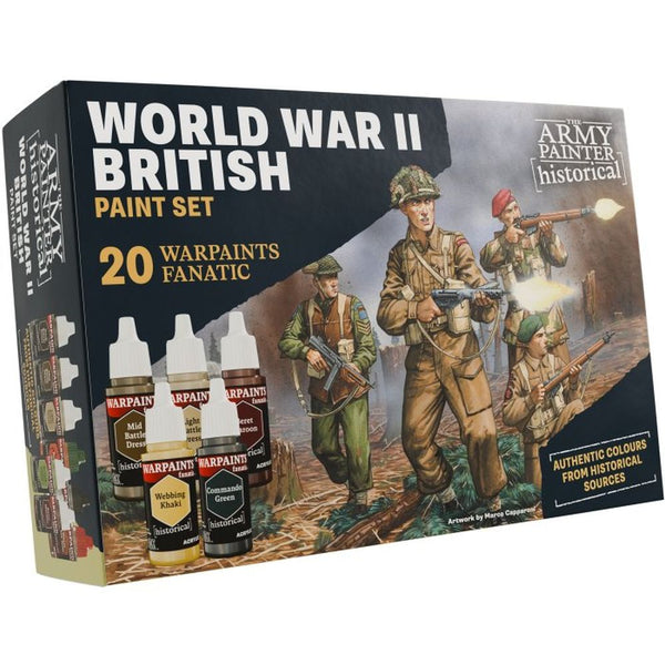 Army Painter - Warpaints Historical - WWII British Paint Set - Pre-ORDER