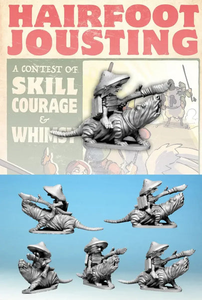 Hairfoot Jousting: Wartnose Jouster Riding a Molerat.