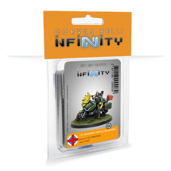 Infinity - 112, Emergency Service (Motorized, CC Weapon) Ariadna - Gap Games