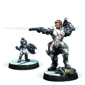 Infinity - Hector, Homerid Champion (Heavy Pistol, EXP CCW) ALEPH - Gap Games