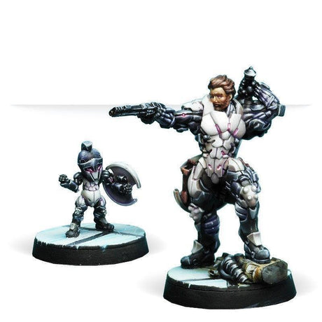 Infinity - Hector, Homerid Champion (Heavy Pistol, EXP CCW) ALEPH - Gap Games