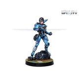 Infinity - Patsy Garnett, Orc Troops Varuna Div NCO (Submachine Gun) PanOceania - Gap Games