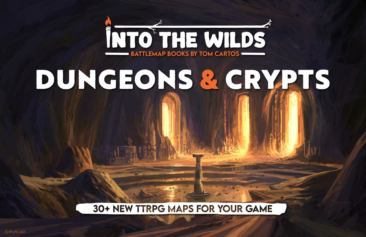 Into the Wilds Battlemap Books Dungeons and Crypts