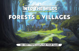 Into the Wilds Battlemap Books Forests and Villages