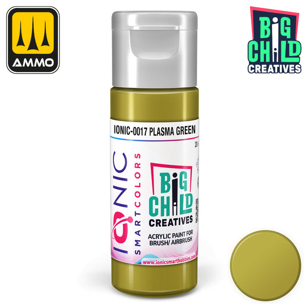 Ionic - Acrylic Paints - Plasma Green 20ml