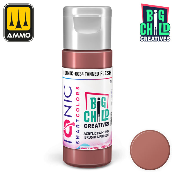 Ionic - Acrylic Paints - Tanned Flesh 20ml