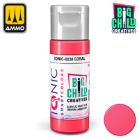 Ionic - Acrylic Paints - Coral 20ml