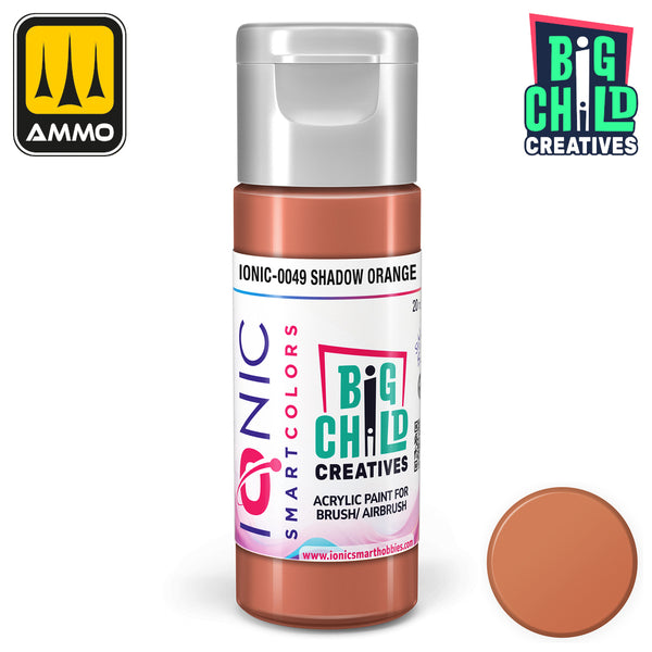 Ionic - Acrylic Paints - Shadow Orange 20ml