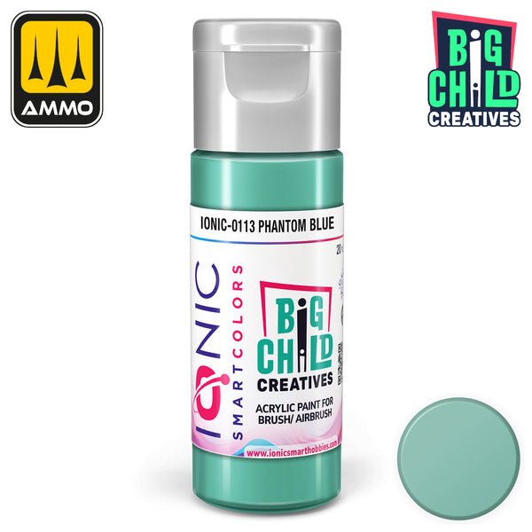 Ionic - Acrylic Paints - Phantom Blue 20ml