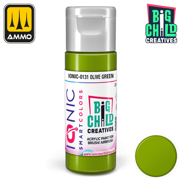 Ionic - Acrylic Paints - Olive Green 20ml