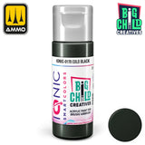 Ionic - Acrylic Paints - Cold Black 20ml