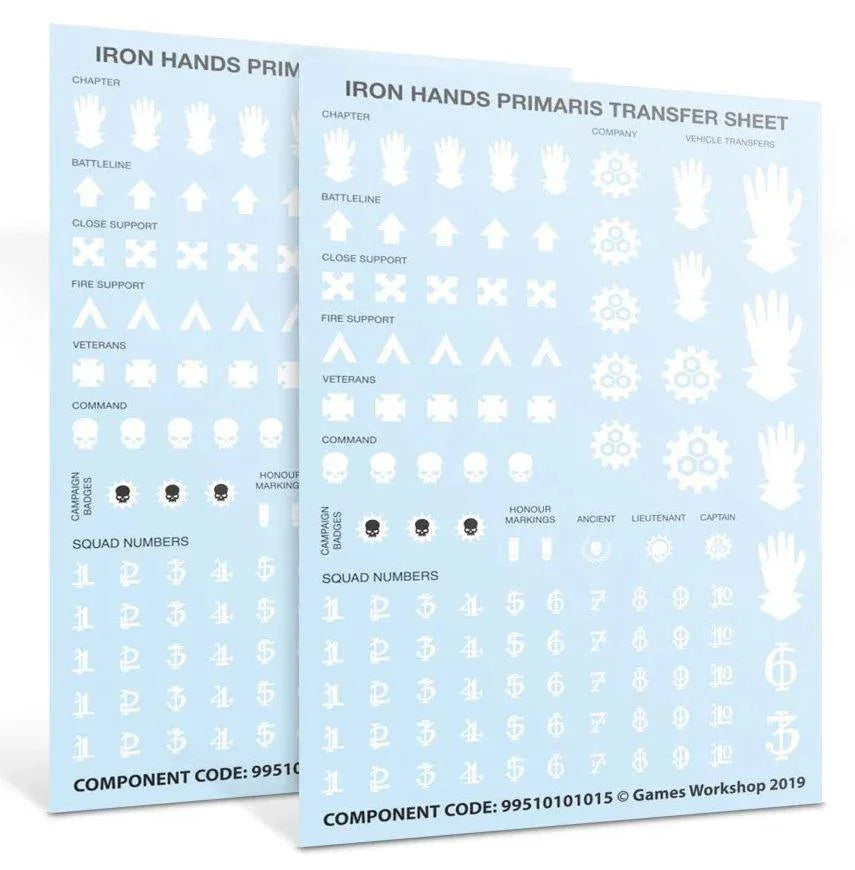 Iron Hands: Primaris Upgrades & Transfers - Gap Games