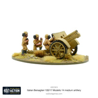 Italian Bersaglieri 100/17 Modello 14 medium artillery - Gap Games