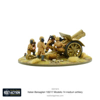 Italian Bersaglieri 100/17 Modello 14 medium artillery - Gap Games