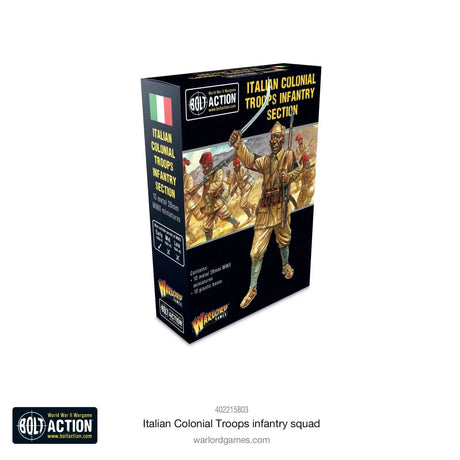 Italian Colonial Troops Infantry Squad - Gap Games