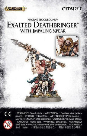 Khorne Bloodbound: Exalted Deathbringer with Impaling Spear - Gap Games