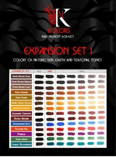 Kimera Kolors Pure Pigments Expansion Set: Colors of Nature - Gap Games