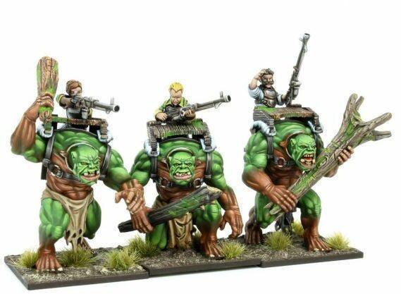 Kings of War: Forest Troll Gunners Regiment - Gap Games
