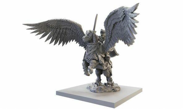 Kings of War: Halfling General on Winged Aralez - Gap Games